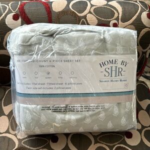 Home By SHR Sharon Hanby-Robie 400 Thread Count 100% Cotton / Queen Sheets / NIP